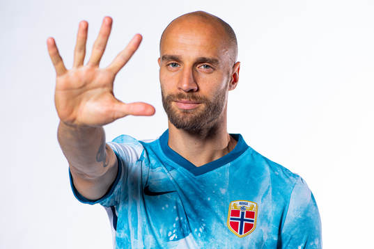 Tore Reginiussen of the Norwegian national football team