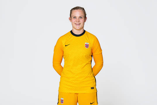 Goalkeeper Oda Maria Hove Bogstad of the Norwegian