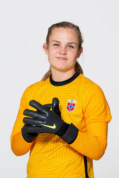 Goalkeeper Oda Maria Hove Bogstad of the Norwegian