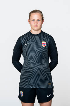 Goalkeeper Oda Maria Hove Bogstad of the Norwegian