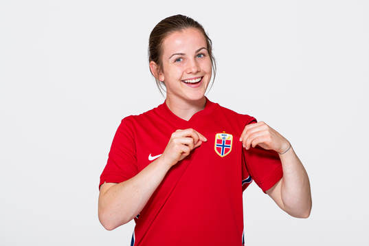 Tuva Hansen of the Norwegian women’s national football