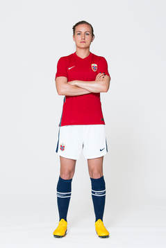 Kristine Minde of the Norwegian women’s national football