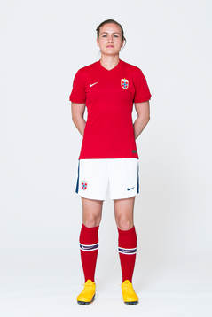 Kristine Minde of the Norwegian women’s national football