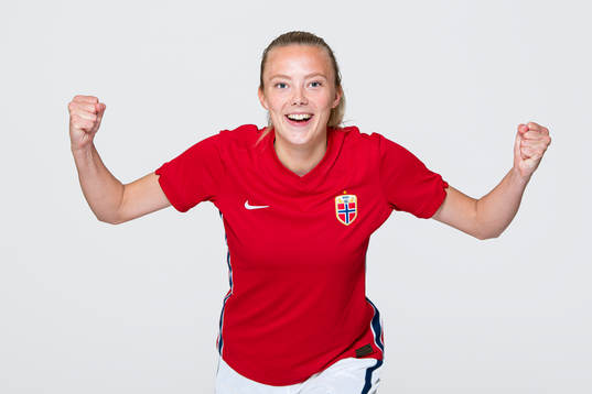 Synne Sofie Kinden Jensen of the Norwegian women’s