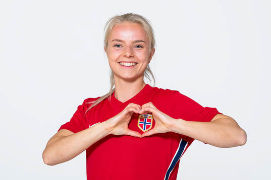 Emilie Woldvik of the Norwegian women’s national football
