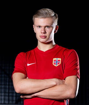 Erling Braut Haaland of the Norwegian national football