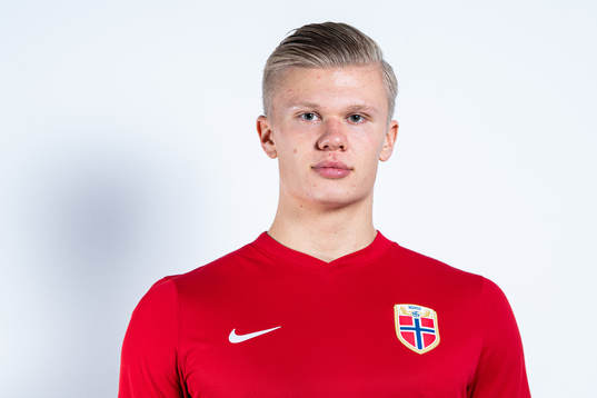 Erling Braut Haaland of the Norwegian national football