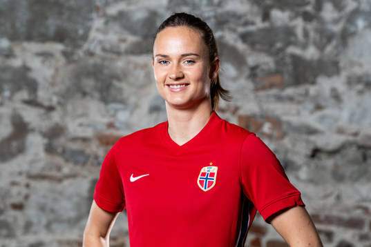 Caroline Graham Hansen of the Norwegian national football