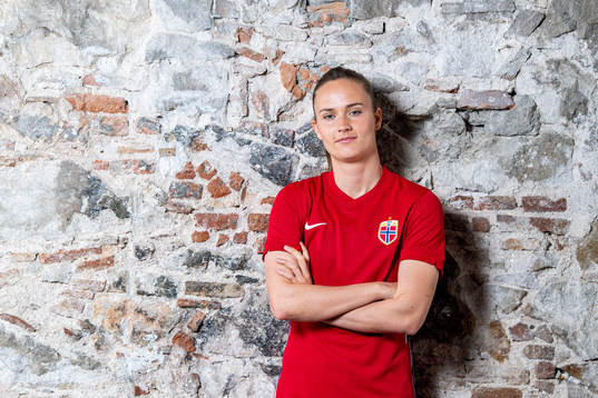 Caroline Graham Hansen of the Norwegian national football