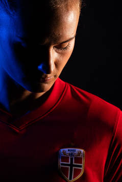 Caroline Graham Hansen of the Norwegian national football