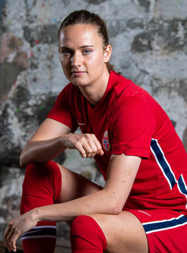 Caroline Graham Hansen of the Norwegian national football