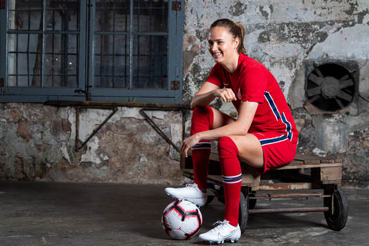 Caroline Graham Hansen of the Norwegian national football