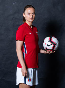 Caroline Graham Hansen of the Norwegian national football