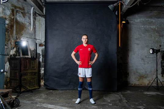 Caroline Graham Hansen of the Norwegian national football