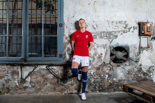Caroline Graham Hansen of the Norwegian national football