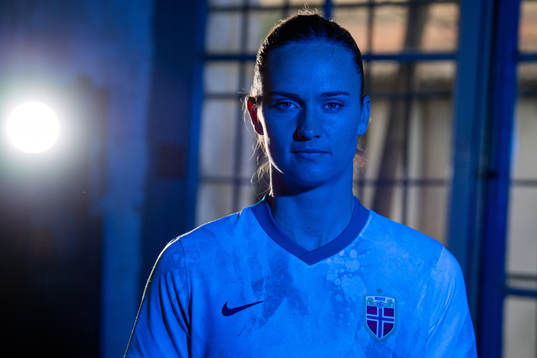 Caroline Graham Hansen of the Norwegian national football