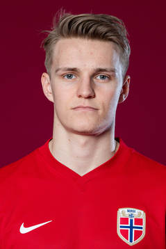 Martin Ødegaard of the Norwegian national football team