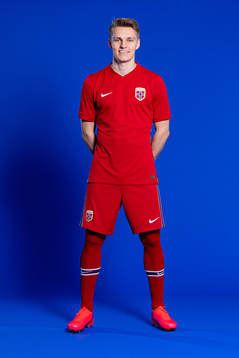 Martin Ødegaard of the Norwegian national football team