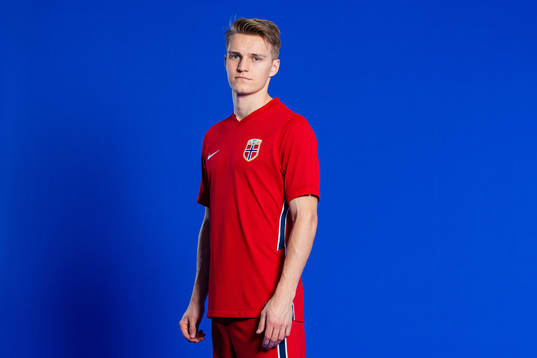 Martin Ødegaard of the Norwegian national football team