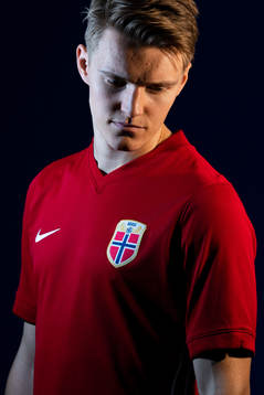 Martin Ødegaard of the Norwegian national football team