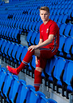 Martin Ødegaard of the Norwegian national football team