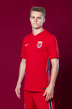 Martin Ødegaard of the Norwegian national football team