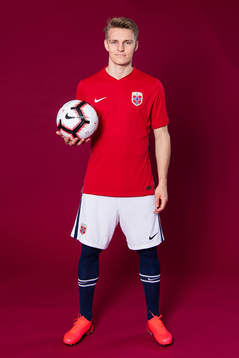 Martin Ødegaard of the Norwegian national football team