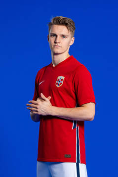 Martin Ødegaard of the Norwegian national football team
