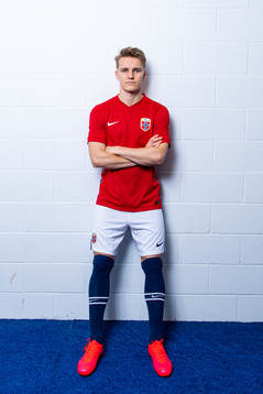 Martin Ødegaard of the Norwegian national football team