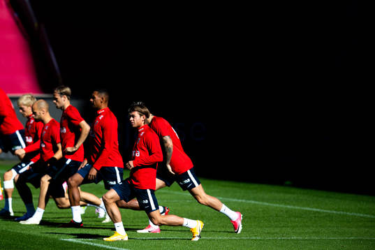 Patrick Berg of the Norwegian national football team