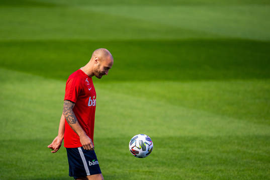 Tore Reginiussen of the Norwegian national football team