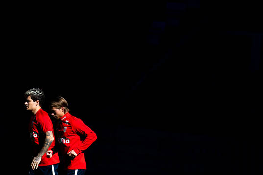Mathias Normann and Patrick Berg of the Norwegian national