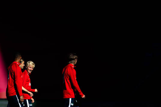 Birger Meling of the Norwegian national football team