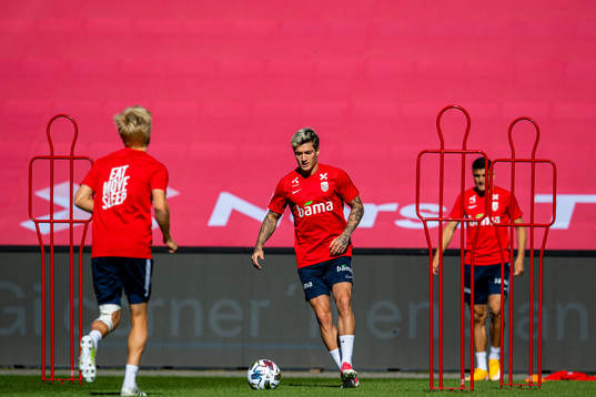 Mathias Normann of the Norwegian national football team