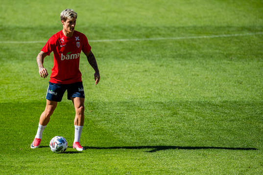 Mathias Normann of the Norwegian national football team