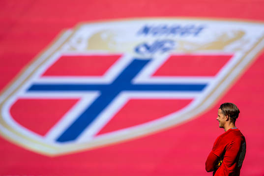 Goalkeeper Ørjan Nyland of the Norwegian national football