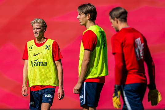 Morten Thorsby of the Norwegian national football team