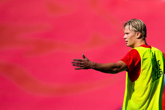 Erling Braut Haaland of the Norwegian national football team