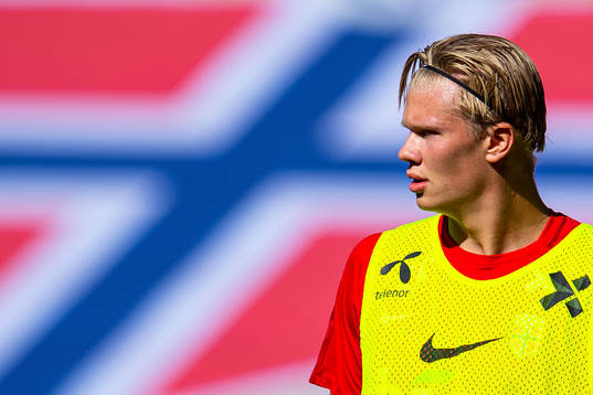 Erling Braut Haaland of the Norwegian national football team