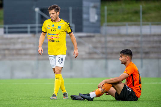 Lunds André Strandberg och Torns Noor Zadran deppar
