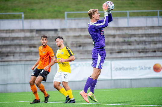 Lunds målvakt Mathias Nilsson