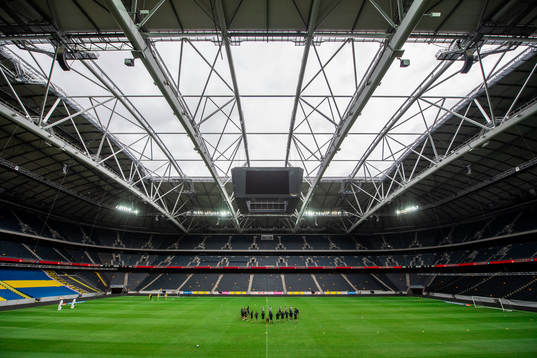 General view of Friends Arena