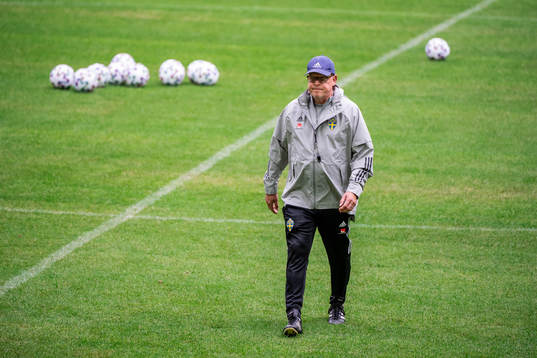 Janne Andersson, head coach of the Swedish national