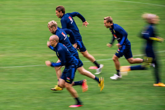 Sebastian Holmén, Filip Helander, Albin Ekdal and Pierre