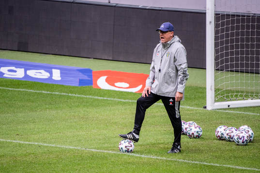 Janne Andersson, head coach of the Swedish national