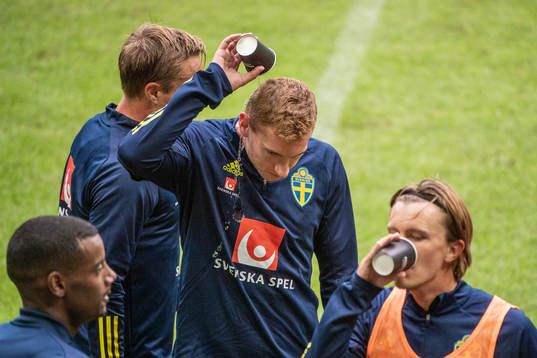 Dejan Kulusevski of the Swedish national football team