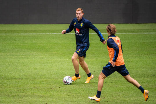 Dejan Kulusevski of the Swedish national football team