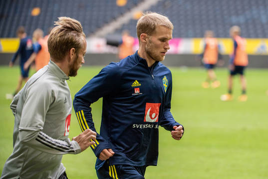 Sebastian Andersson of the Swedish national football team