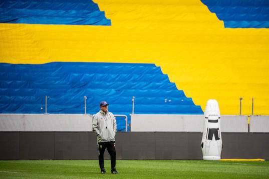 Janne Andersson, head coach of the Swedish national
