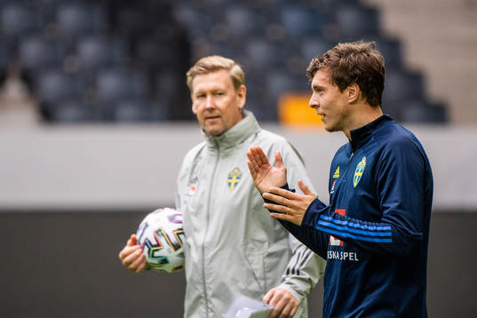 Peter Wettergren, assistant coach, and Victor Nilsson